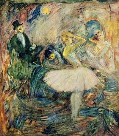 The Dancer in Her Dressing Room in bedroom