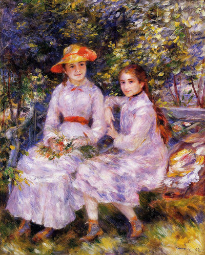 The Daughters of Paul Durand Ruel (Marie Theresa and Jeanne) in bedroom