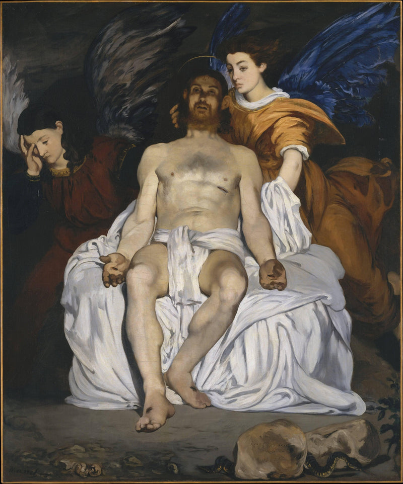 The Dead Christ with Angels by Edouard Manet — Oil Painting Reproduction