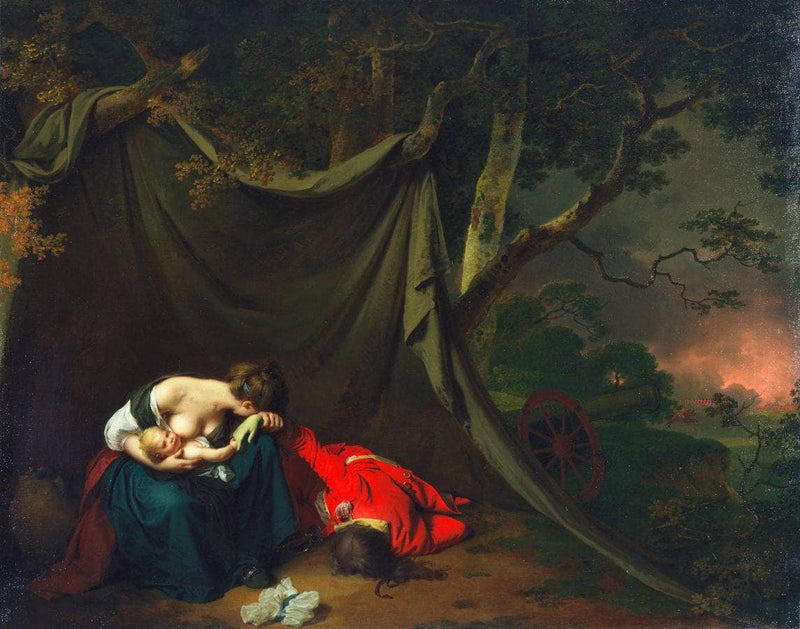 The Dead Soldier by Joseph Wright — Oil Painting Reproduction