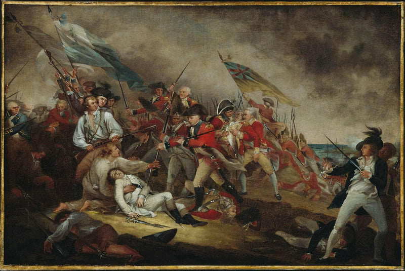 The Death of General Warren at the Battle of Bunker's Hill, June 17, 1775 by John Trumbull — Oil Painting Reproduction