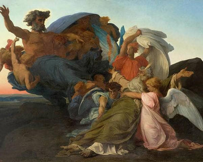 The Death of Moses in living room