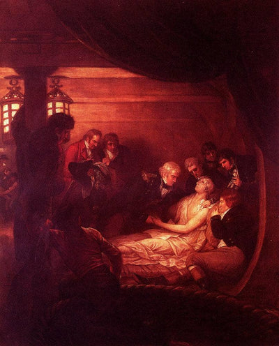 The Death Of Nelson in master bedroom
