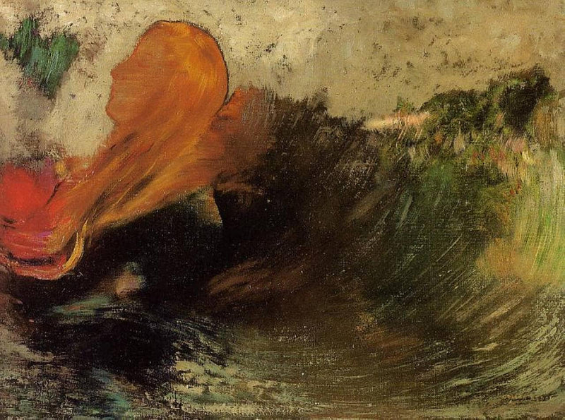 The Death of Ophelia by Odilon Redon — Oil Painting Reproduction