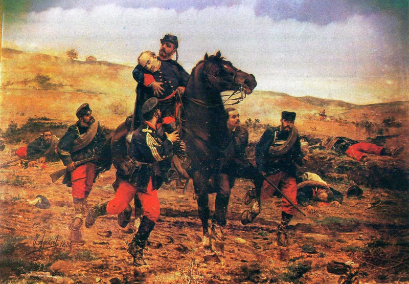 The Death of the Marquis del Duero by Joaquín Agrasot — Oil Painting Reproduction