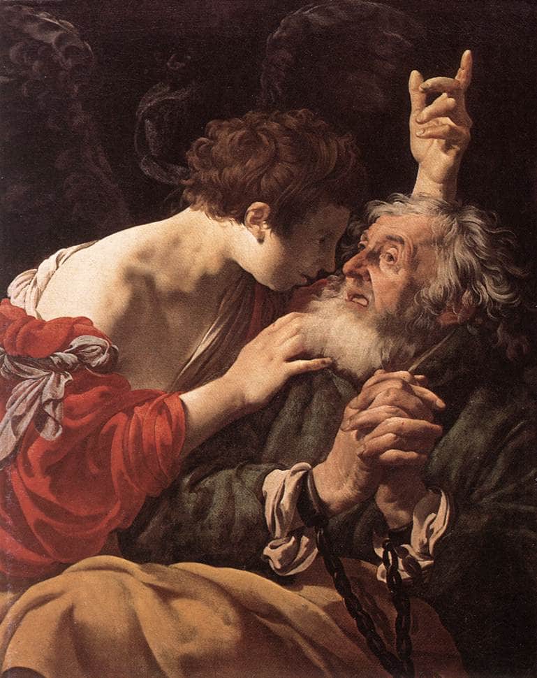 The Deliverance of St. Peter by Hendrick Terbrugghen — Oil Painting Reproduction