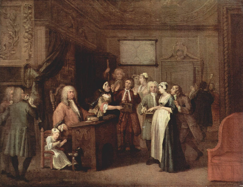 The Denunciation by William Hogarth — Oil Painting Reproduction
