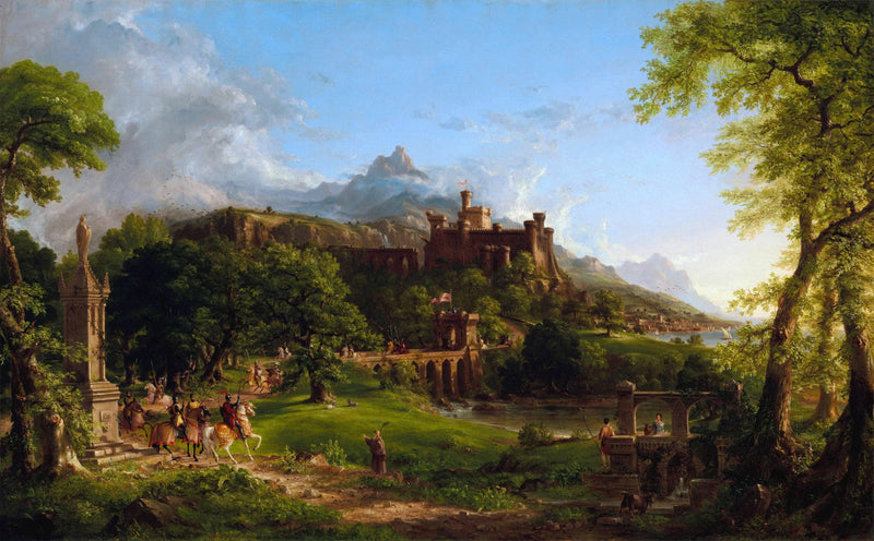 The Departure by Thomas Cole — Oil Painting Reproduction