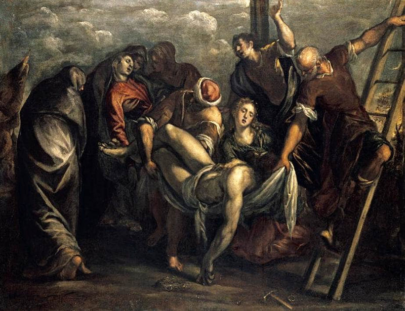 The Deposition by Tintoretto — Oil Painting Reproduction