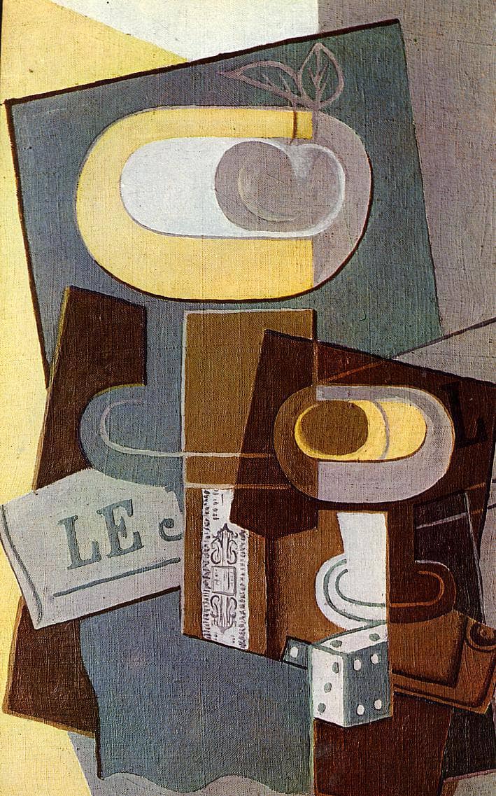 The Dice by Juan Gris — Oil Painting Reproduction