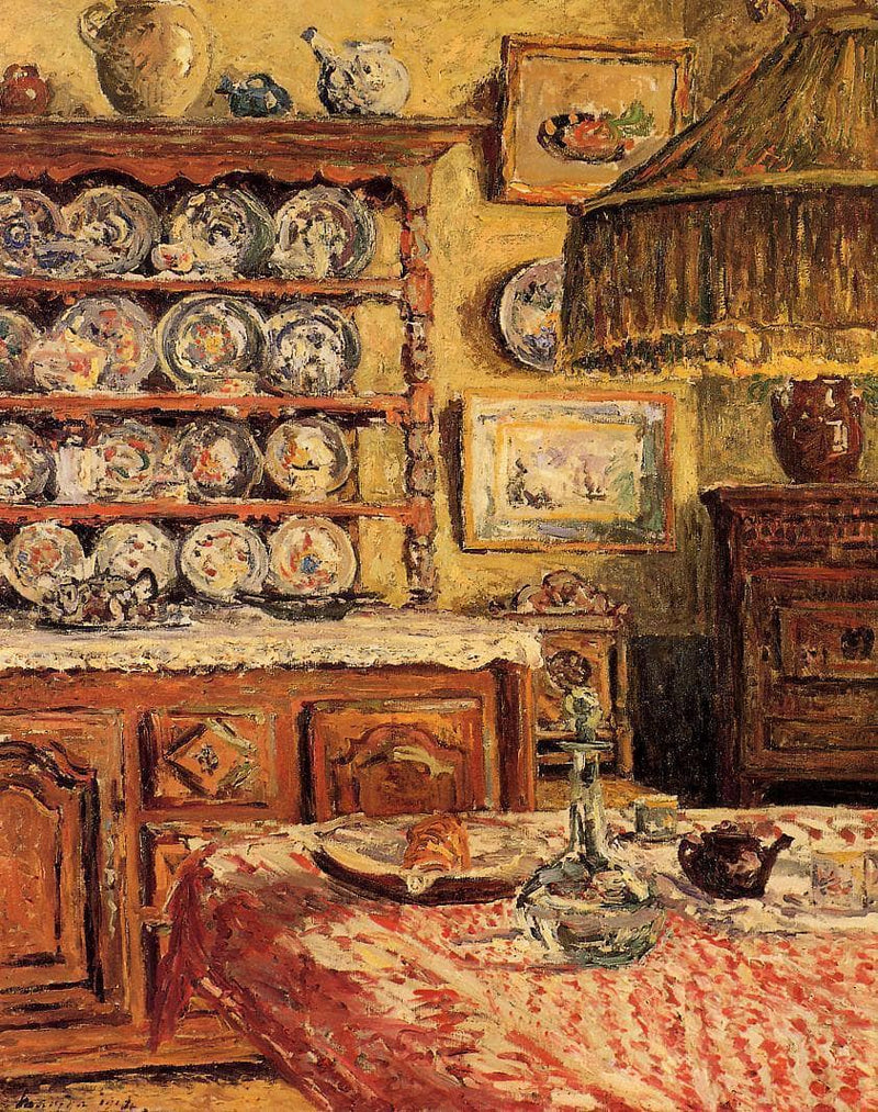 The Dining Room after Lunch by Maxime Maufra — Oil Painting Reproduction