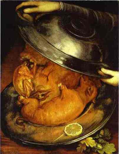 The Cook (down) by Giuseppe Arcimboldo — Oil Painting Reproduction