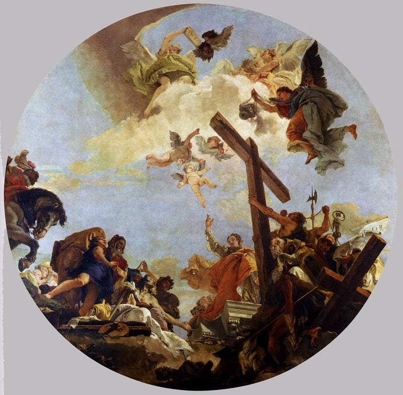 The Discovery of the True Cross and St. Helena by Giovanni Battista Tiepolo — Oil Painting Reproduction