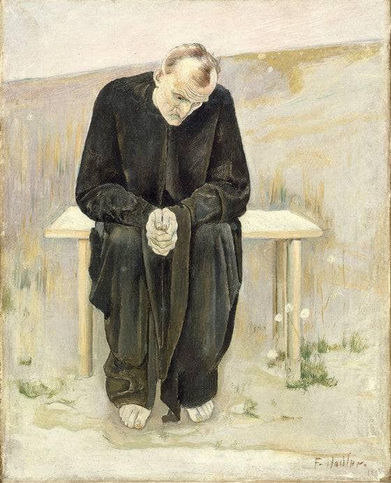 The Disillusioned One by Ferdinand Hodler — Oil Painting Reproduction
