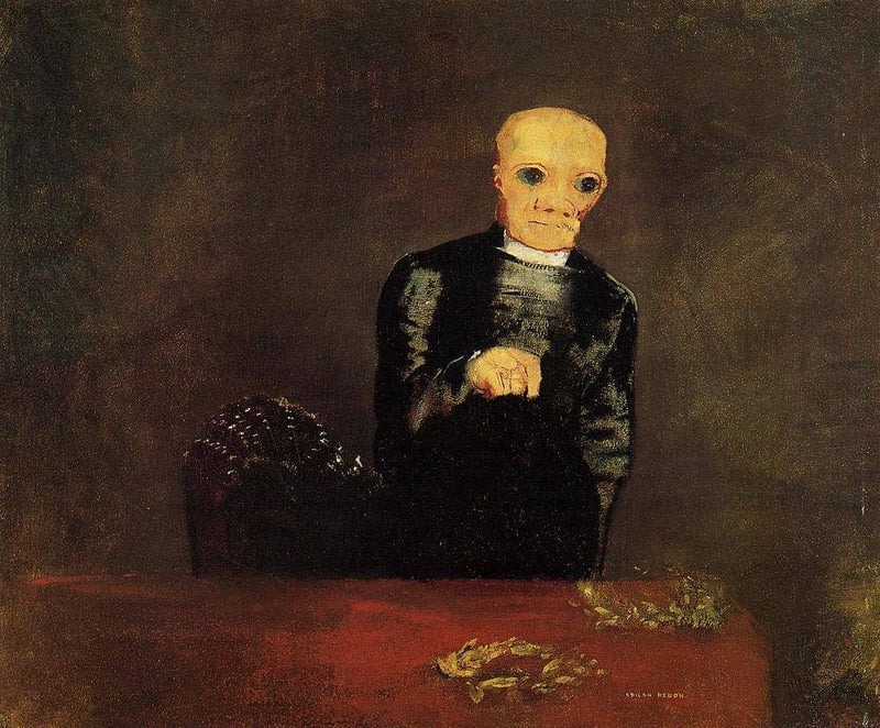 The Distributer of Crowns by Odilon Redon — Oil Painting Reproduction