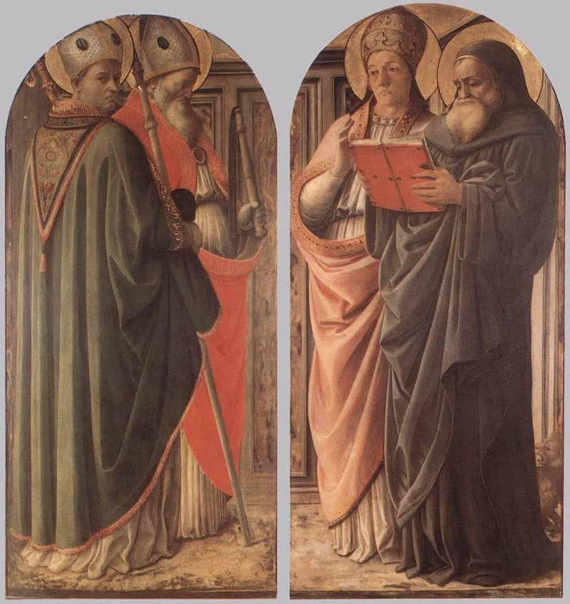 The Doctors of the Church by Filippo Lippi — Oil Painting Reproduction