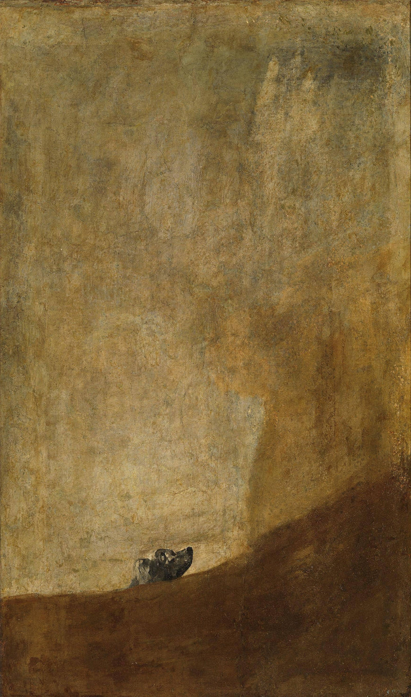 The Dog by Francisco Goya — Oil Painting Reproduction