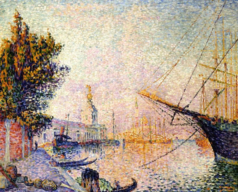 The Dogana by Paul Signac — Oil Painting Reproduction