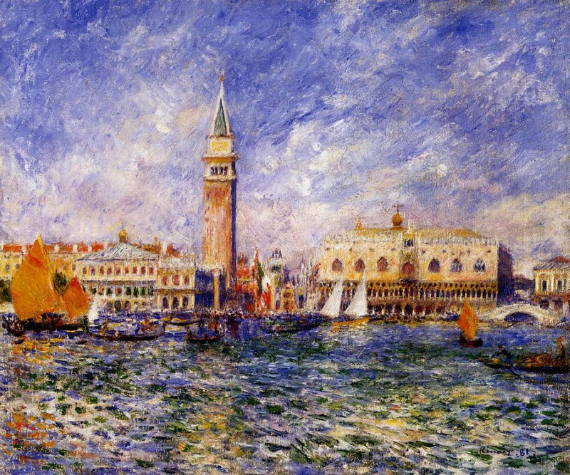 The Doges' Palace by Pierre-Auguste Renoir — Oil Painting Reproduction