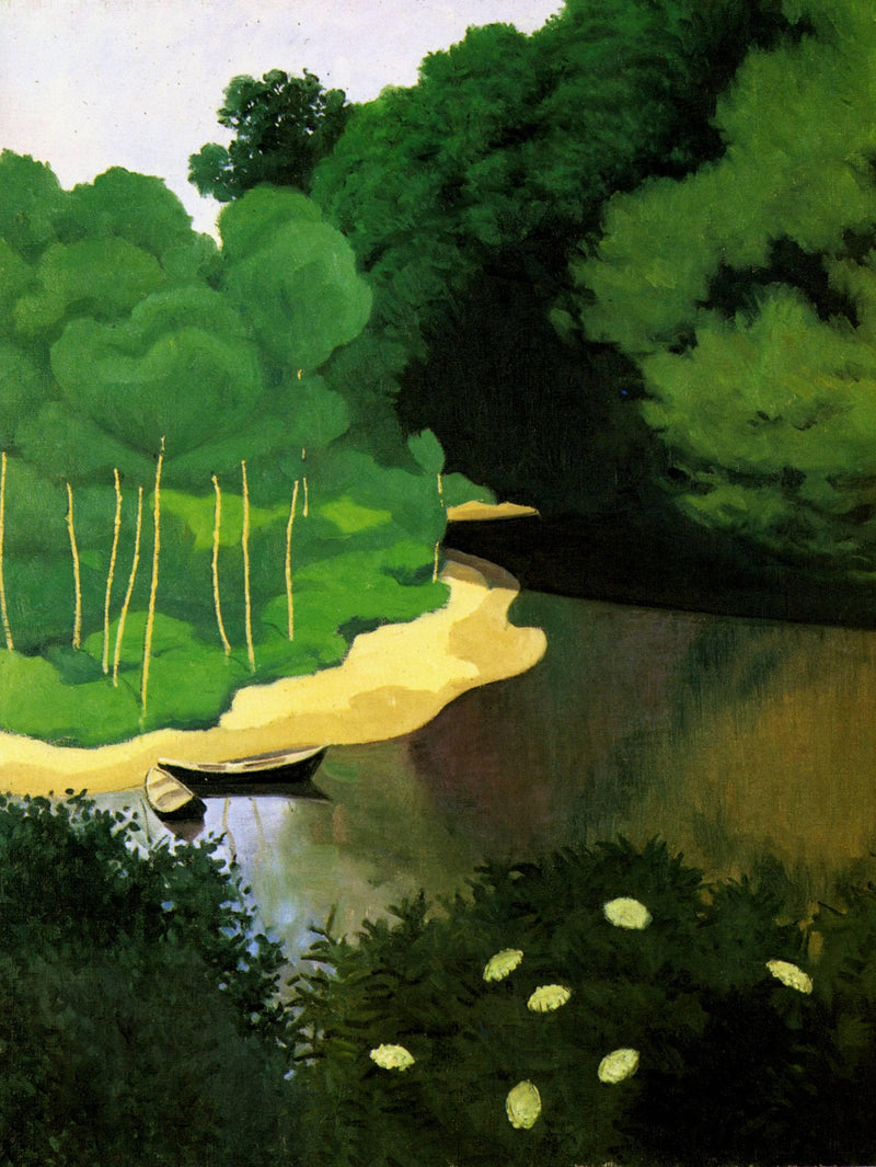 The Dordogne with Carrenac by Felix Vallotton — Oil Painting Reproduction