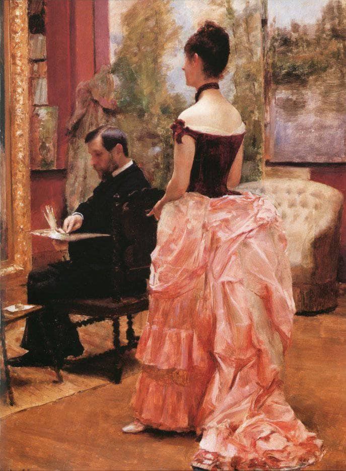 The draft by Émile Friant — Oil Painting Reproduction