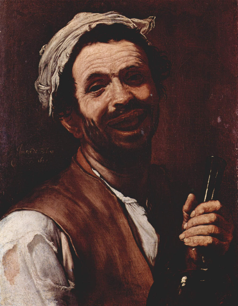The drinker by Jusepe de Ribera — Oil Painting Reproduction
