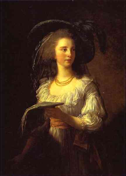 The Duchess de Polignac by Louise Elisabeth Vigee Le Brun — Oil Painting Reproduction