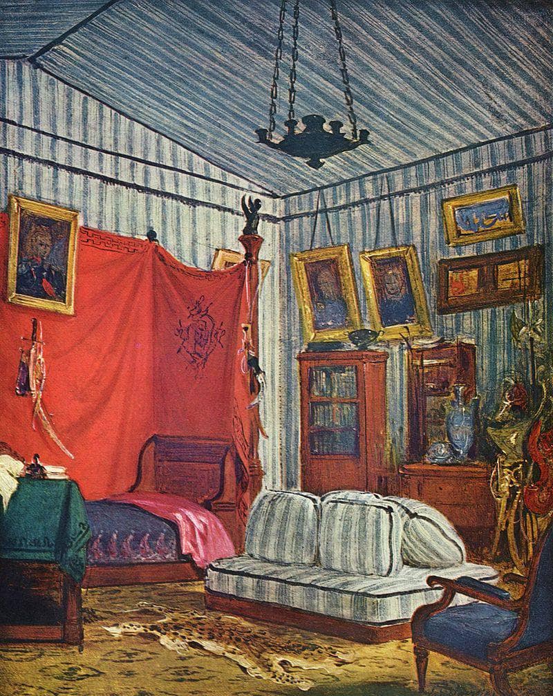 The Duke of Morny's Apartment by Eugene Delacroix — Oil Painting Reproduction