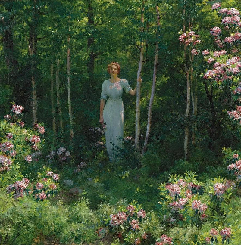 The Edge of the Woods by Charles Courtney Curran — Oil Painting Reproduction
