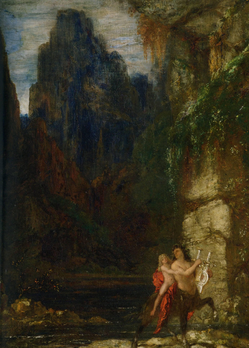 The Education of Achilles by Gustave Moreau — Oil Painting Reproduction