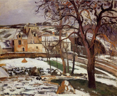 The Effect of Snow at l'Hermitage, Pontoise in study