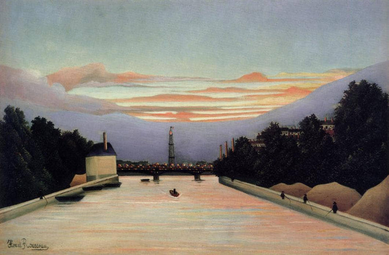 The Eiffel Tower by Henri Rousseau — Oil Painting Reproduction