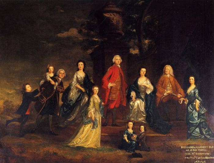 The Eliot Family by Joshua Reynolds — Oil Painting Reproduction