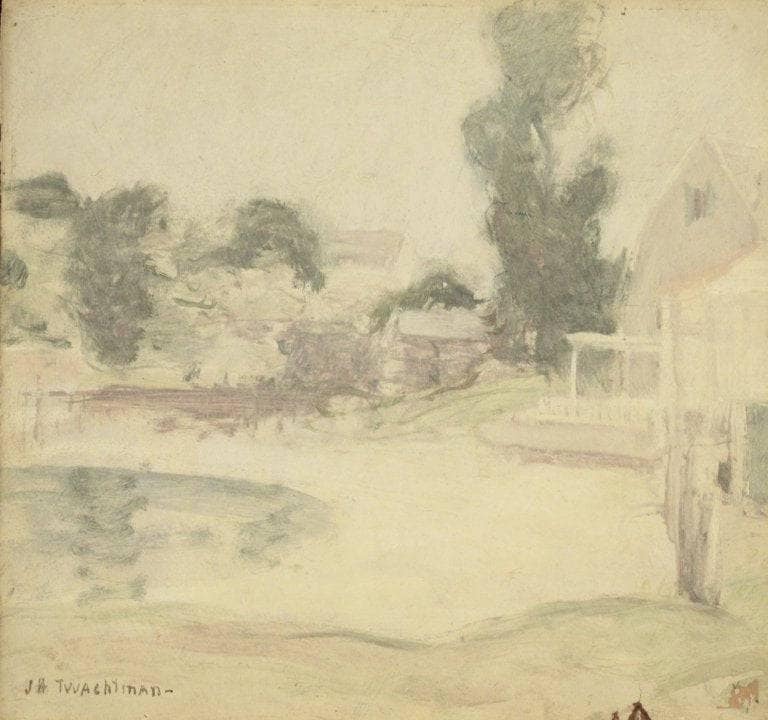The End of the Rain by John Henry Twachtman — Oil Painting Reproduction