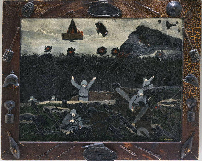 The Ending of the War, Starting Home by Horace Pippin — Oil Painting Reproduction