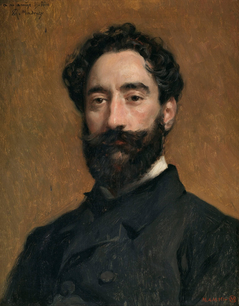The Engraver Bernardo Rico by Raimundo de Madrazo — Oil Painting Reproduction