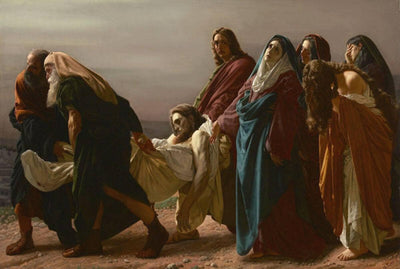 The Entombment in entryway