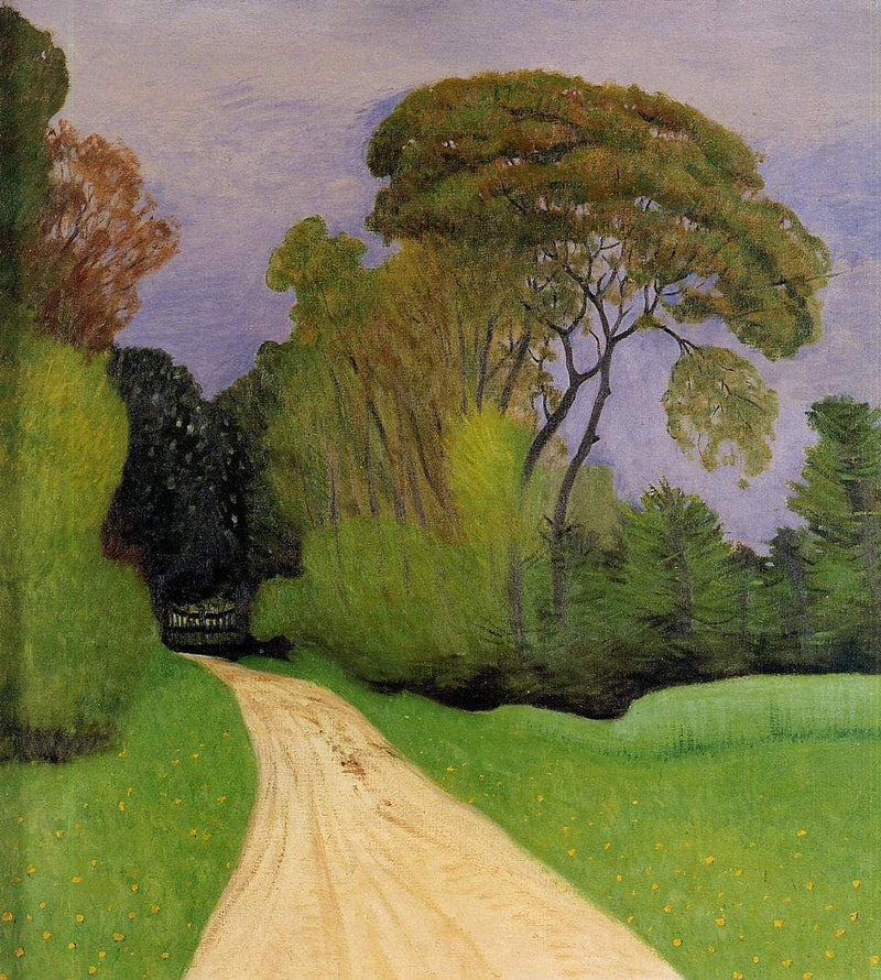 The Entrance to the Villa Beaulieu in Honfleur (also known as Before the Storm) by Felix Vallotton — Oil Painting Reproduction