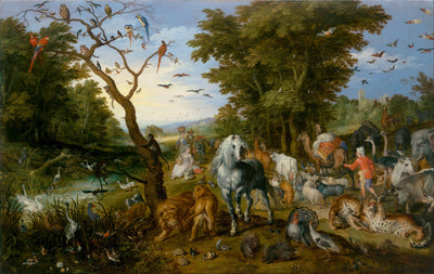 The Entry of the Animals into Noah's Ark in home office