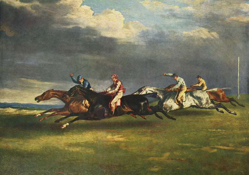 The Epsom Derby by Théodore Géricault, Oil Painting Reproduction