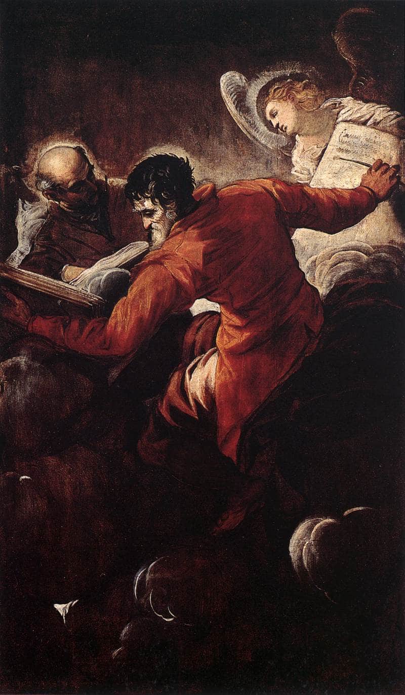 The Evangelists Luke and Matthew by Tintoretto — Oil Painting Reproduction