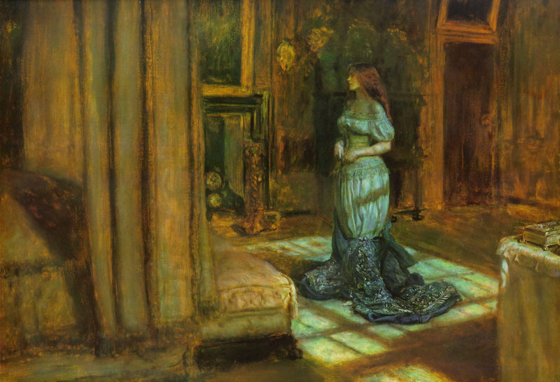 The Eve of Saint Agnes by John Everett Millais — Oil Painting Reproduction