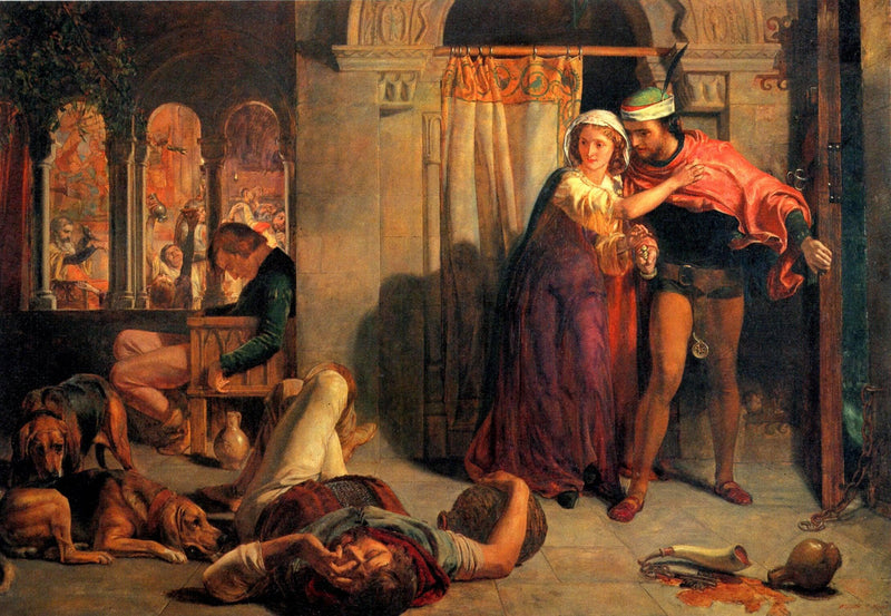 The Eve of St. Agnes by William Holman Hunt — Oil Painting Reproduction