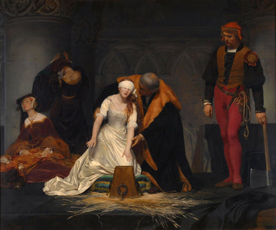 The Execution of Lady Jane Grey in dining room