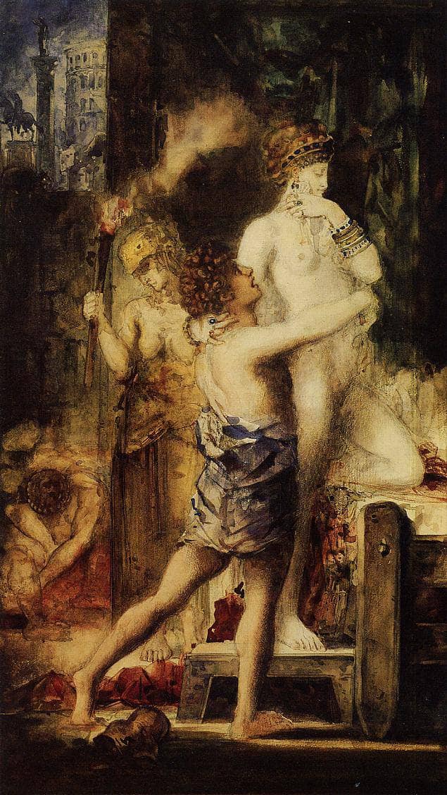 The Execution of Messalina by Gustave Moreau — Oil Painting Reproduction