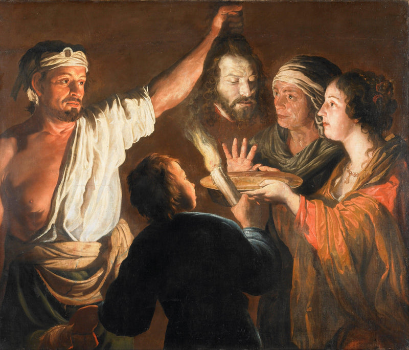The Executioner with the Head of John the Baptist by William Dobson — Oil Painting Reproduction