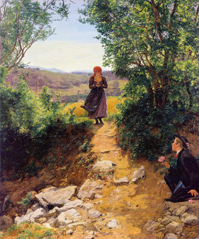 The expected woman in bedroom