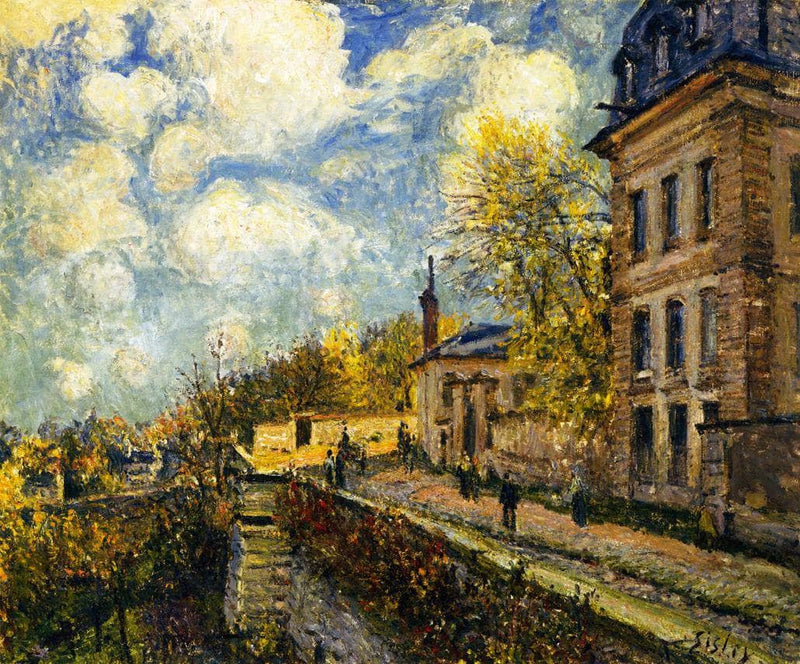 The Factory at Sevres by Alfred Sisley — Oil Painting Reproduction