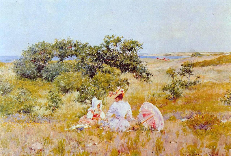The Fairy Tale by William Merritt Chase — Oil Painting Reproduction