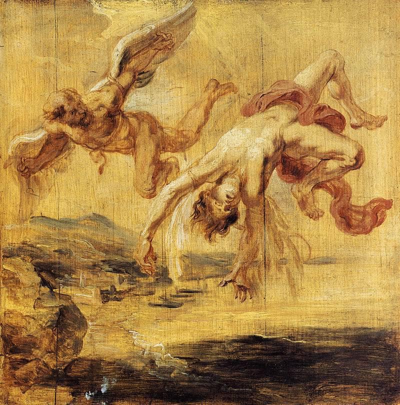 The Fall of Icarus by Peter Paul Rubens — Oil Painting Reproduction